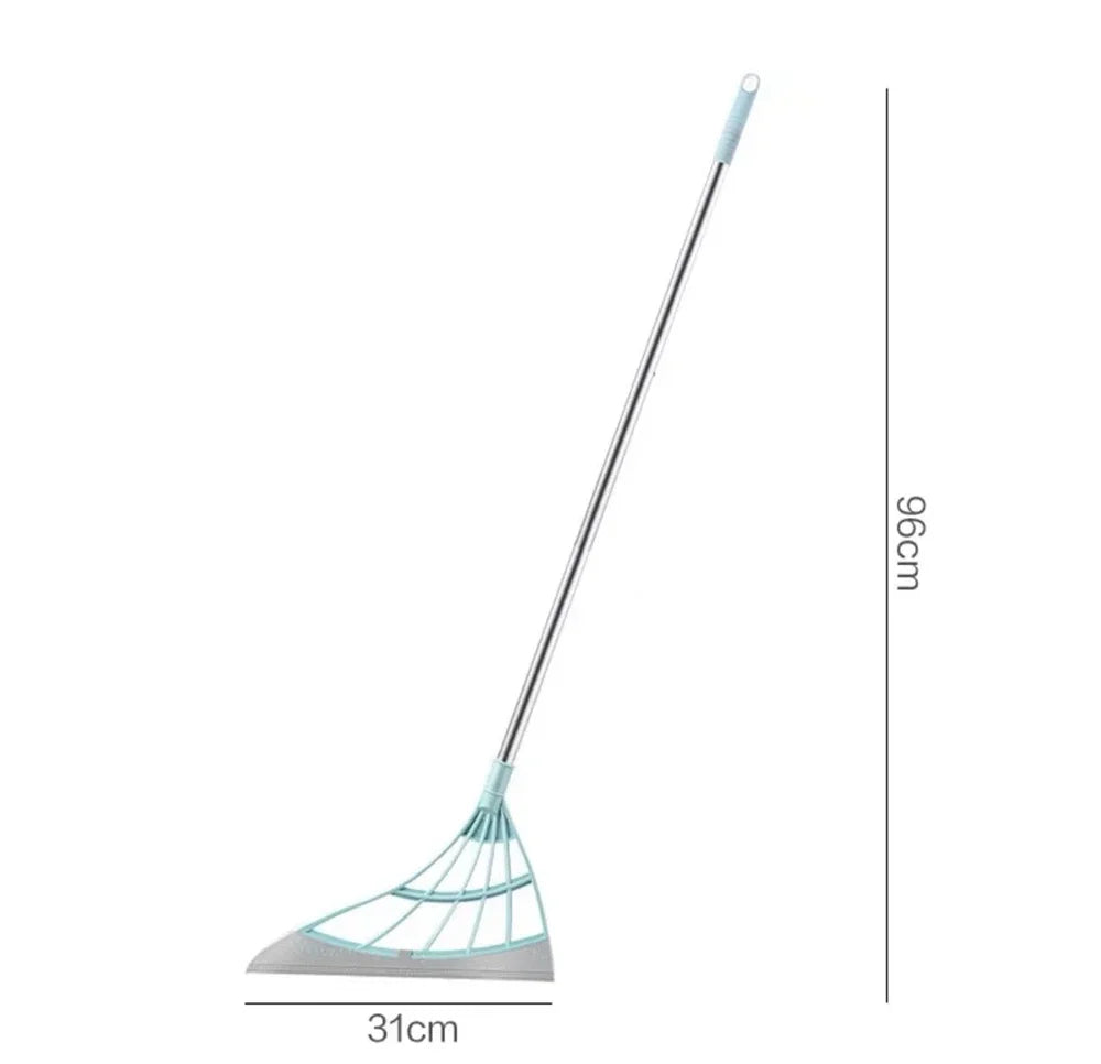 Multi-Purpose Silicone Scraper Broom – Window, Floor & Bathroom Cleaning Tool
