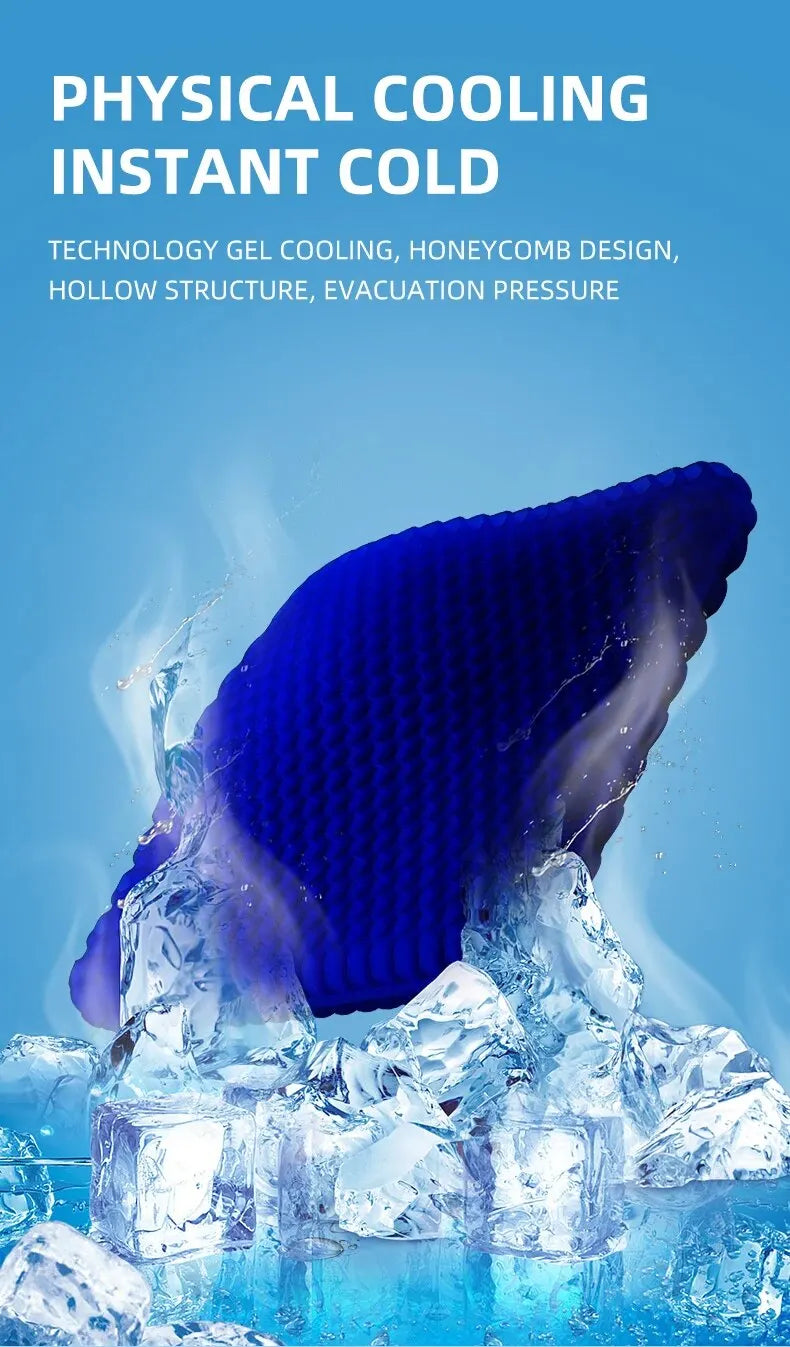 Gel Seat Cushion - Breathable Honeycomb Design for Pain Relief & All-Day Comfort