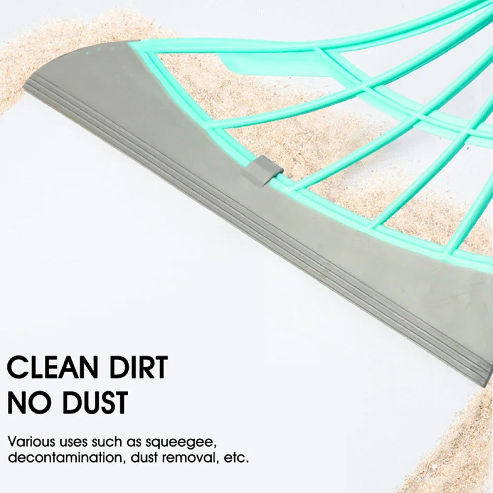 Multi-Purpose Silicone Scraper Broom – Window, Floor & Bathroom Cleaning Tool