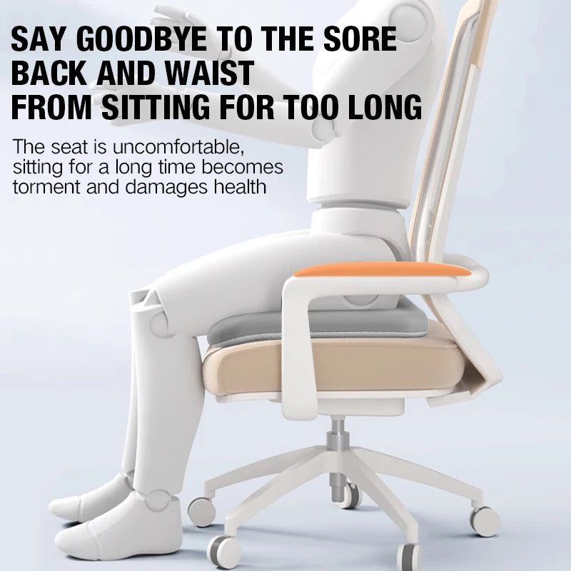 Premium Memory Foam Seat Cushion – Multi-Use Comfort for Office, Car & Home