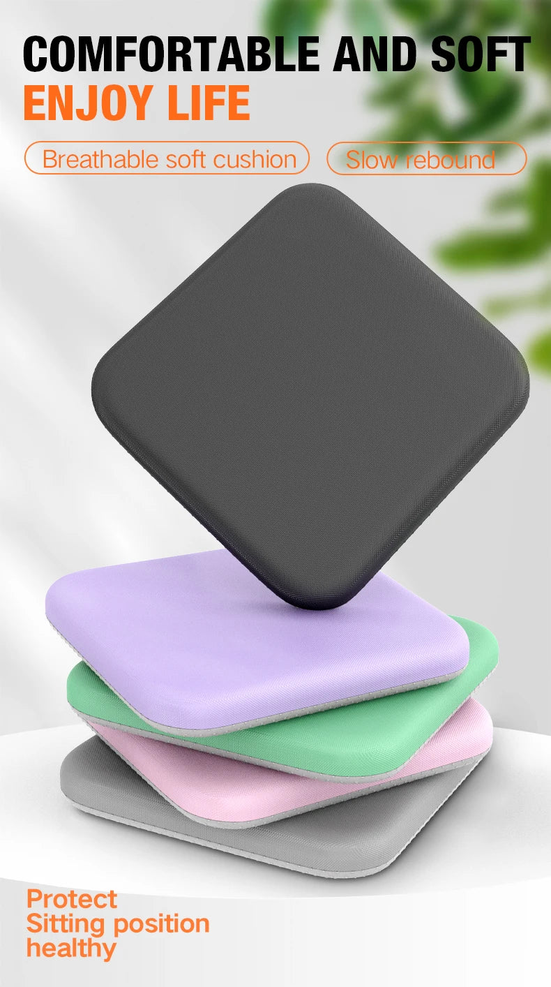 Premium Memory Foam Seat Cushion – Multi-Use Comfort for Office, Car & Home